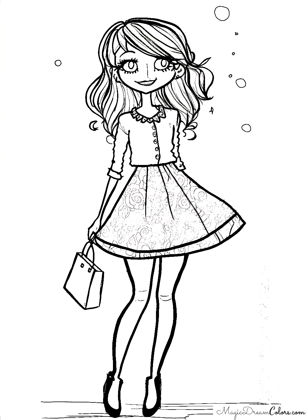 Malvorlage Topmodel | | MagicDreamColors